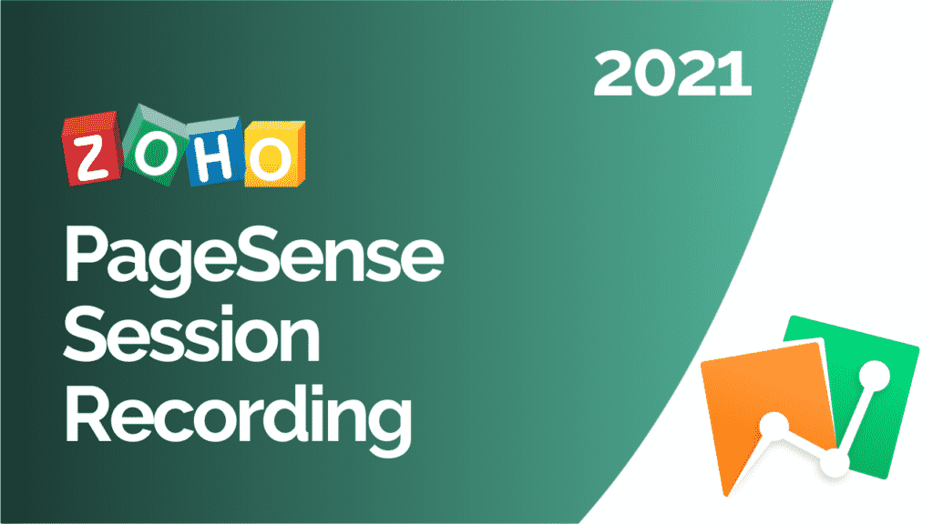Zoho PageSense Session Recording 2021
