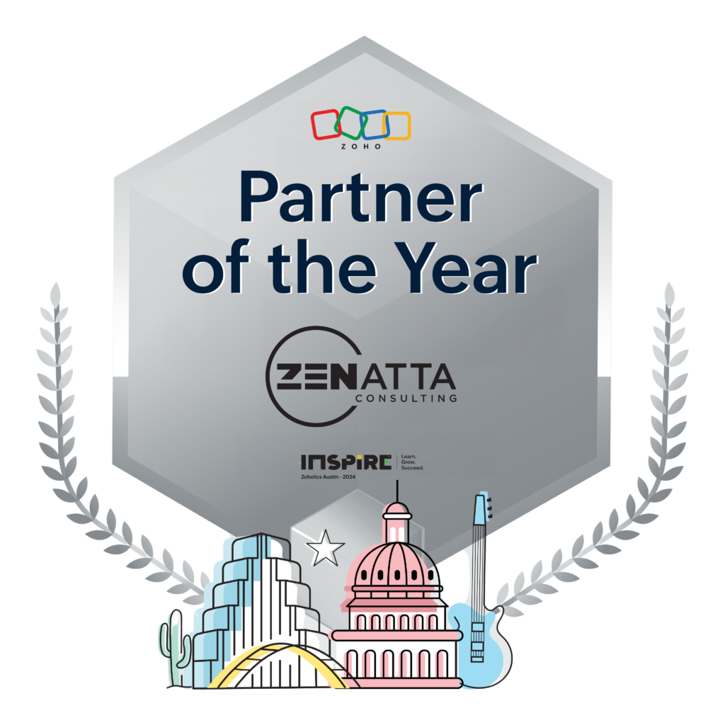 Zoho Partner of the Year award badge