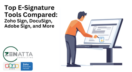 Top E-Signature Tools Compared: Zoho Sign, DocuSign, Adobe Sign, and More